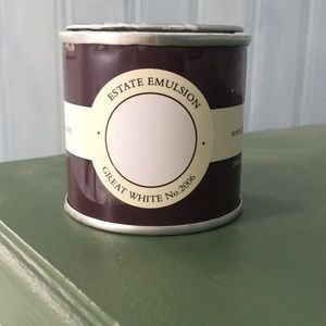 Farrow and Ball 100 ml sample pot Great White